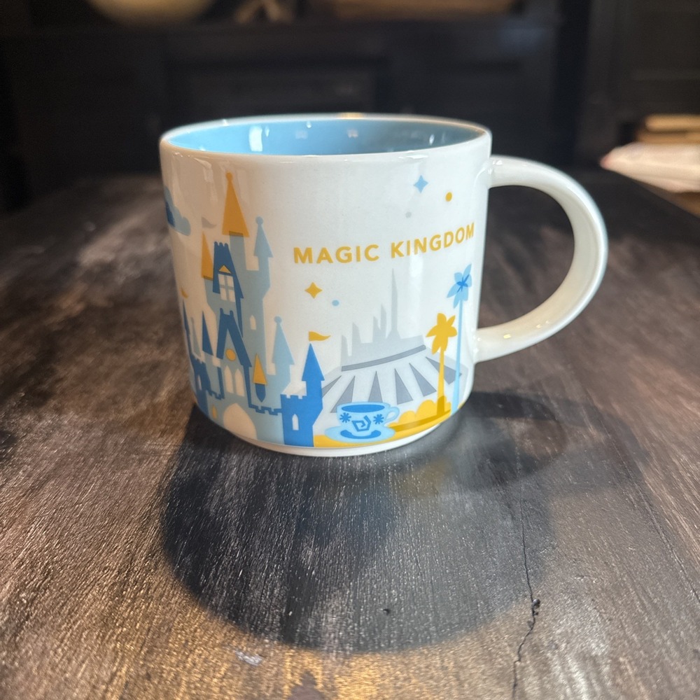 Starbucks Walt Disney World Parks Magic Kingdom You Are Here Coffee Tea Mug Cup